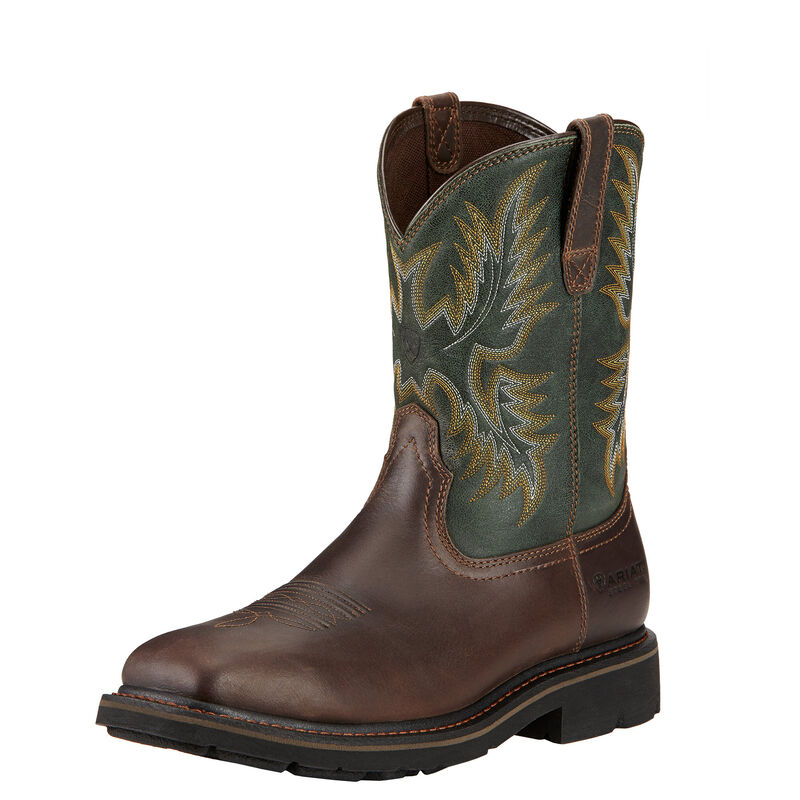 Ariat Arbeitsschuhe Herren - Sierra Wide Square Toe Steel Toe DunkelBraun ( YIXZD-7915 )